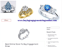 Tablet Screenshot of buyingengagementringsonline.com